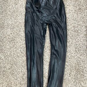 SPANX Faux Leather Leggings
